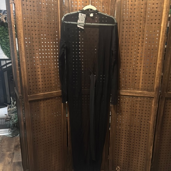 Candy man Candyman Black Perforated Robe - Picture 10 of 14